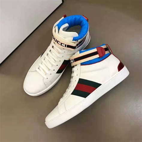 gucci wide stripe shoes|Gucci white shoes men.